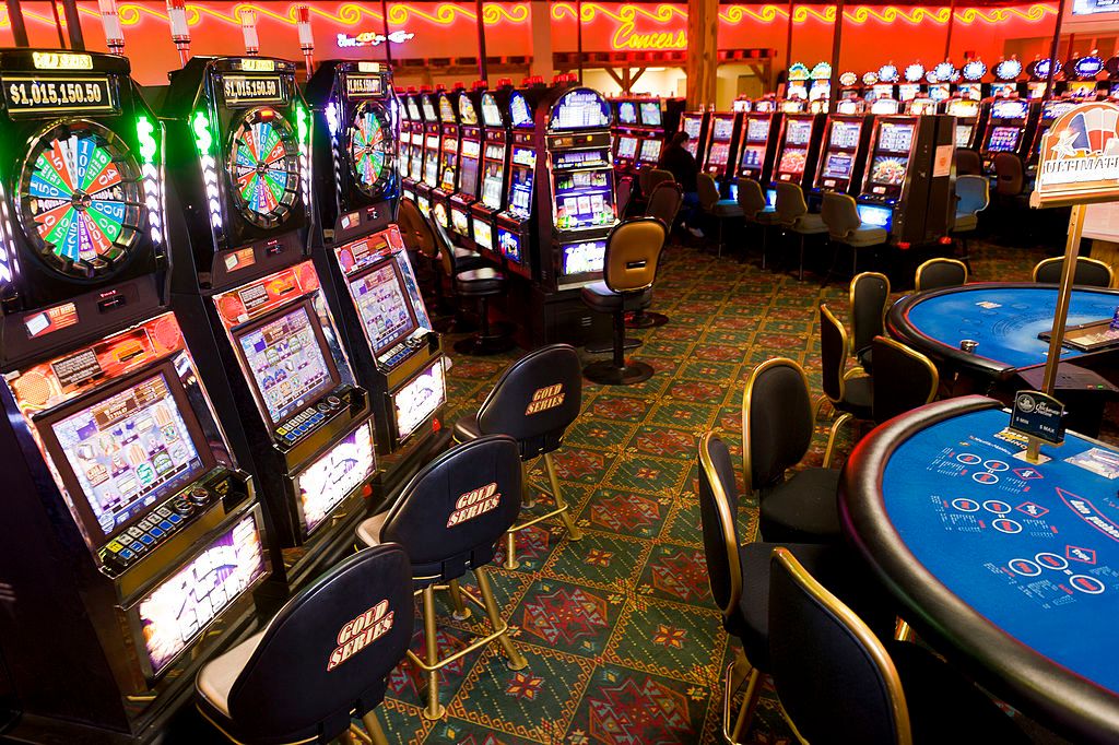 Interior of Treasure Valley Casino