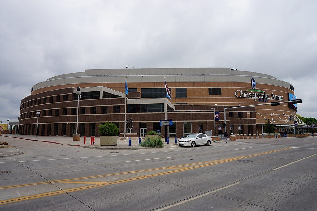 Daytime view of Chesapeake Energy Arena