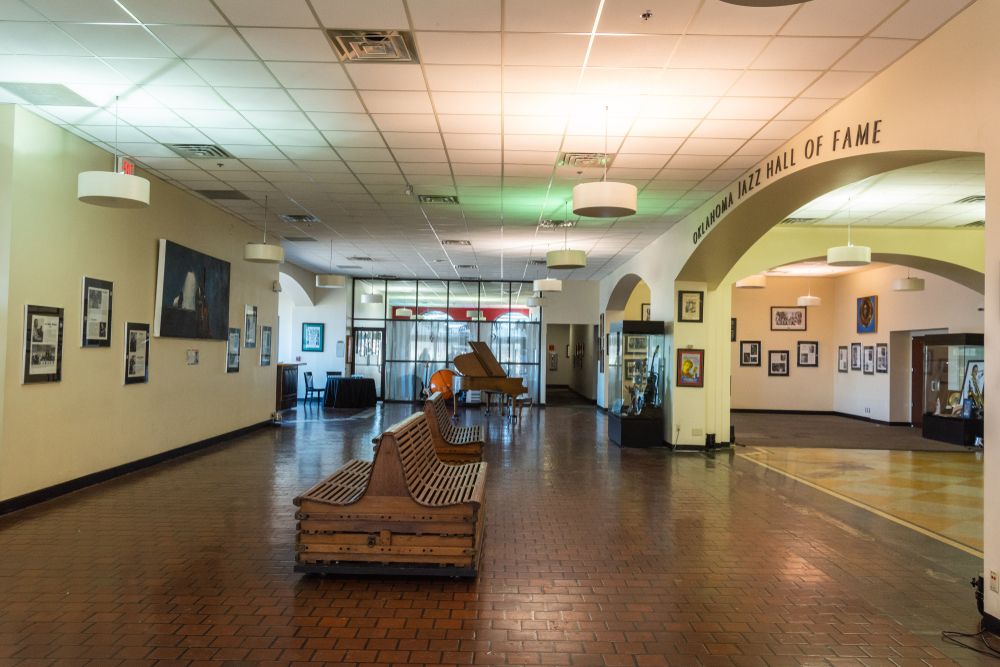 Interior of Oklahoma Jazz Hall of Fame