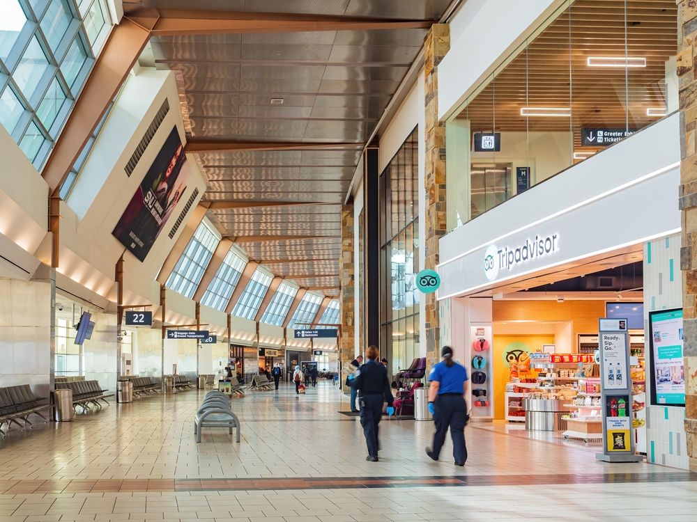 Interior of Will Rogers World Airport
