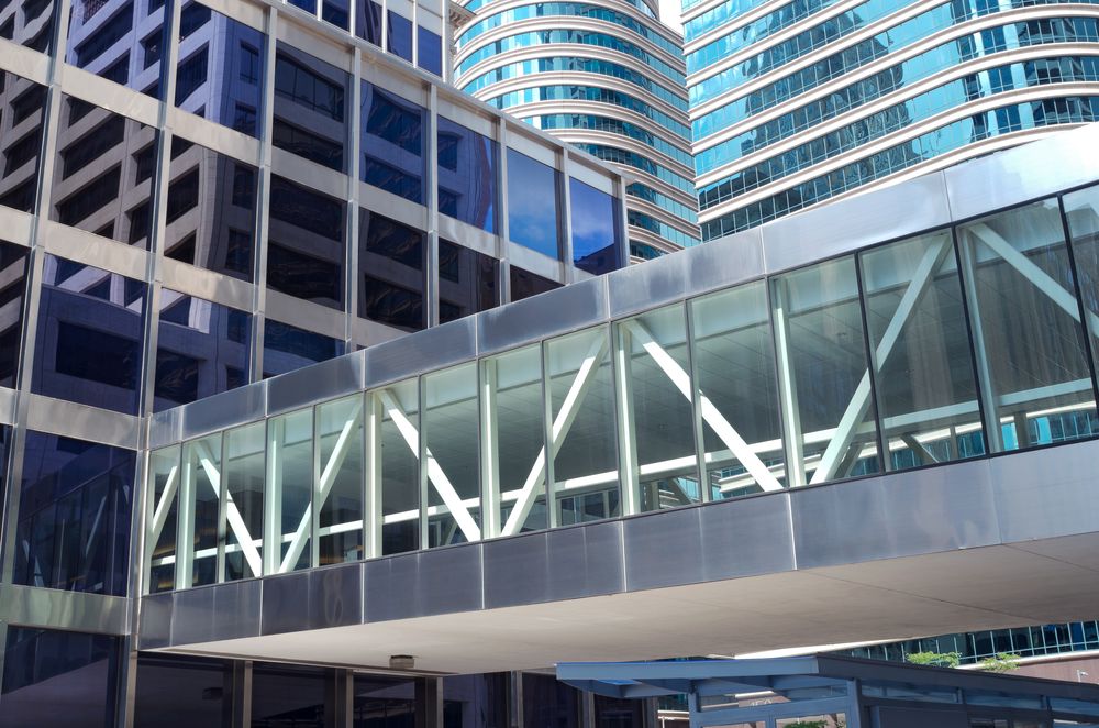 Minneapolis Skyway made of glass