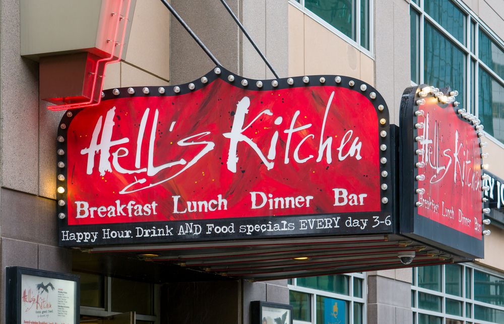 Name sign of Hell’s Kitchen