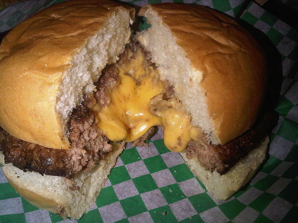 Famous minneapolis burger called Juicy Lucy