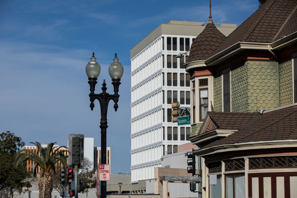 View of Downtown Santa Ana Historic District