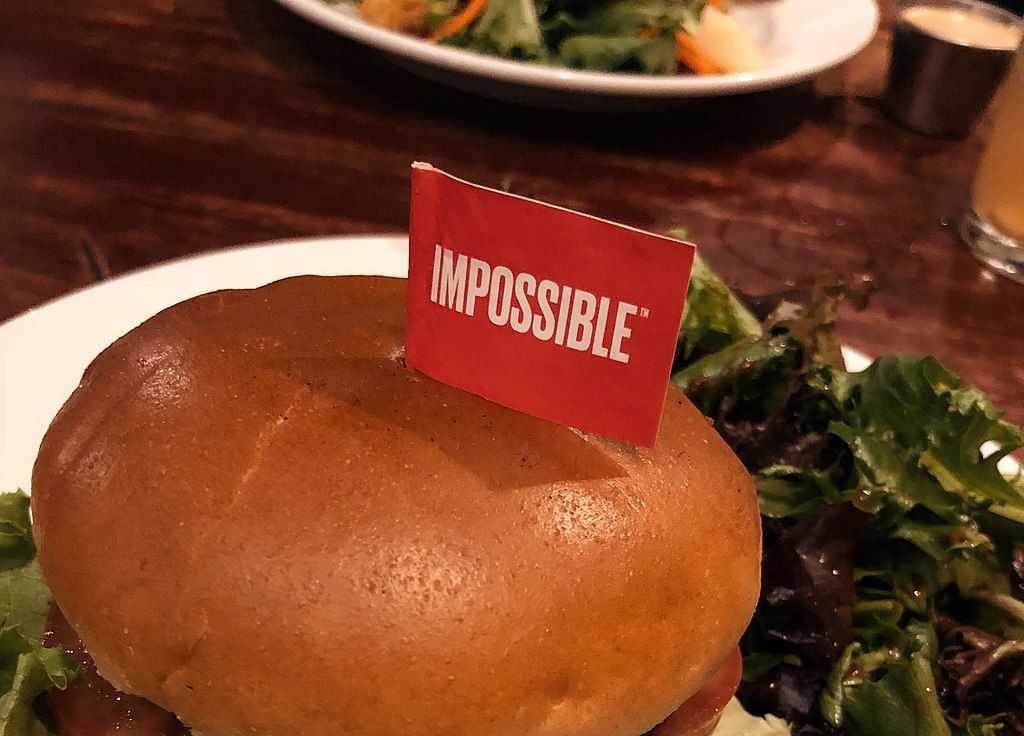 Impossible burger at Hell’s Kitchen