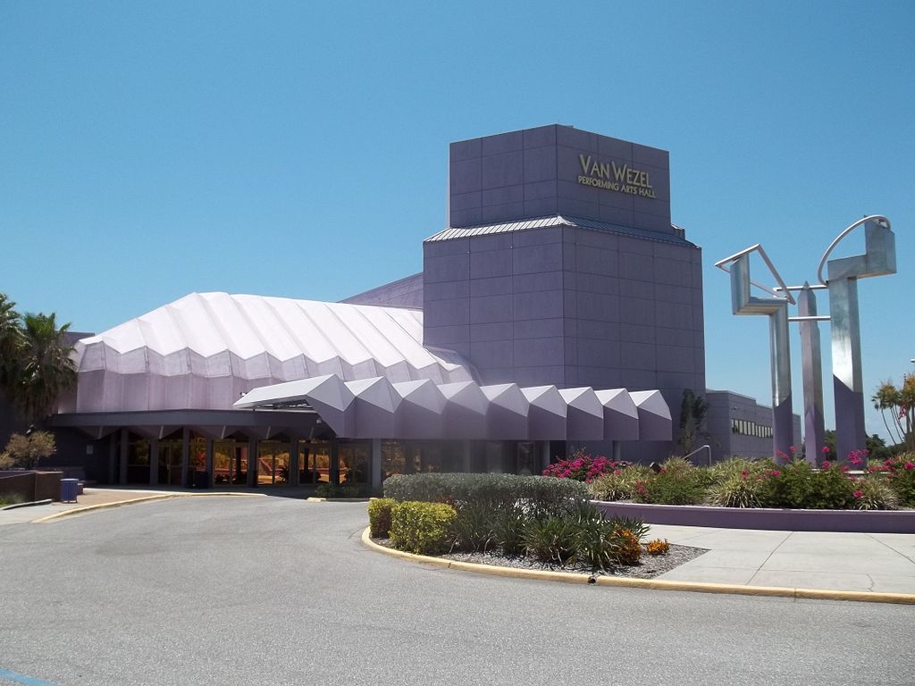 Exterior of Van Wezel Performing Arts Hall