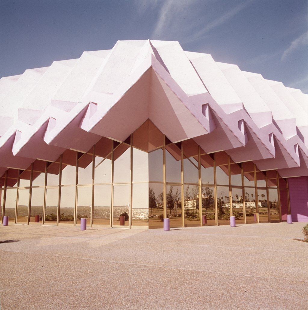 The beautiful building of Van Wezel Performing Arts Hall