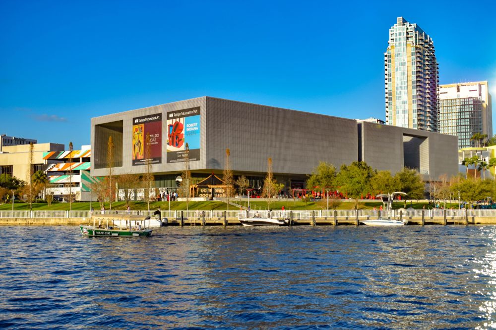 Exterior of the Tampa Museum of Art