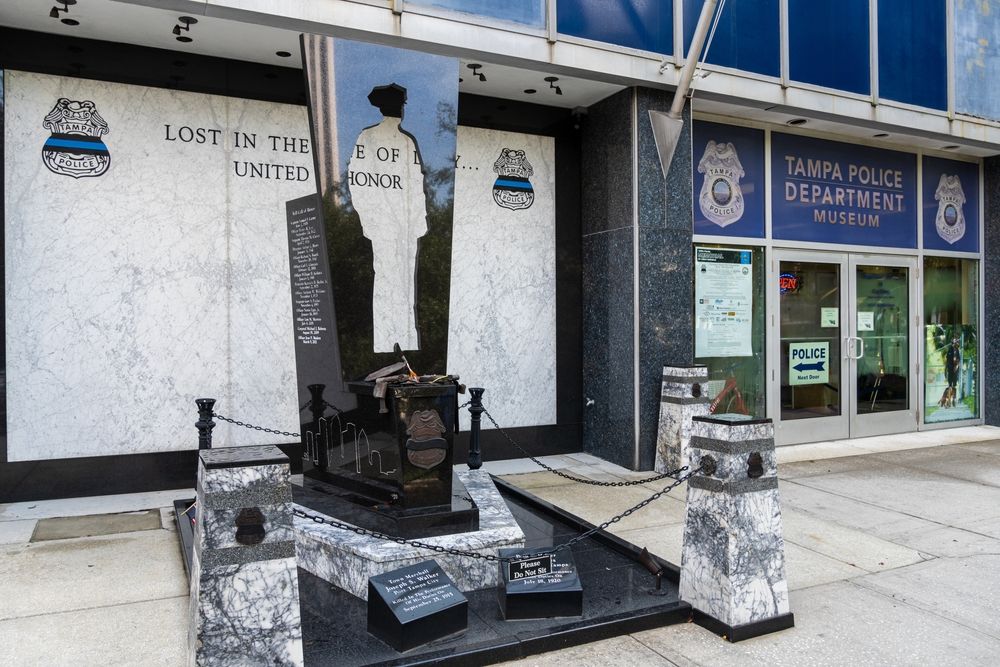 Exterior of the Tampa Police Museum