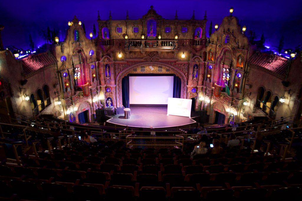 View of the Tampa Theatre's beautiful interior