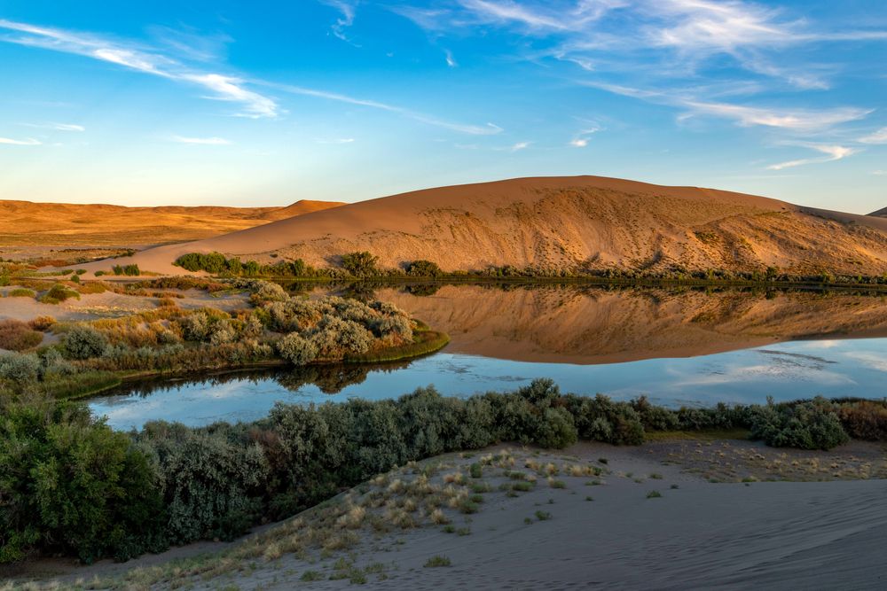 View of Bruneau Dunes State Park