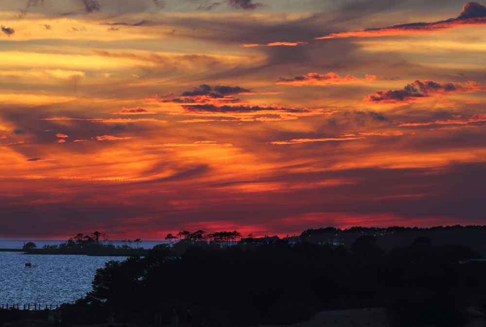 Sunset over Jockey's Ridge State Park