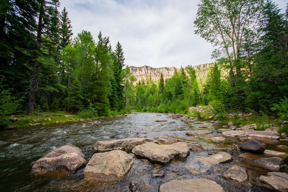 The waters of Duchesne River