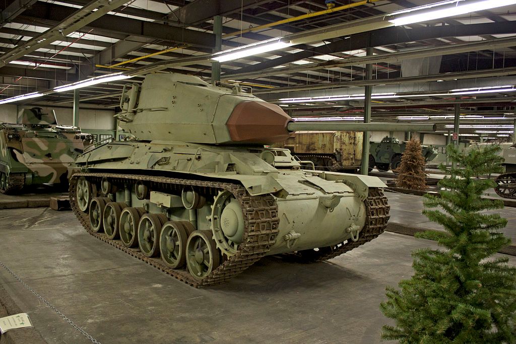 An army tanked displayed in AAF Tank Museum