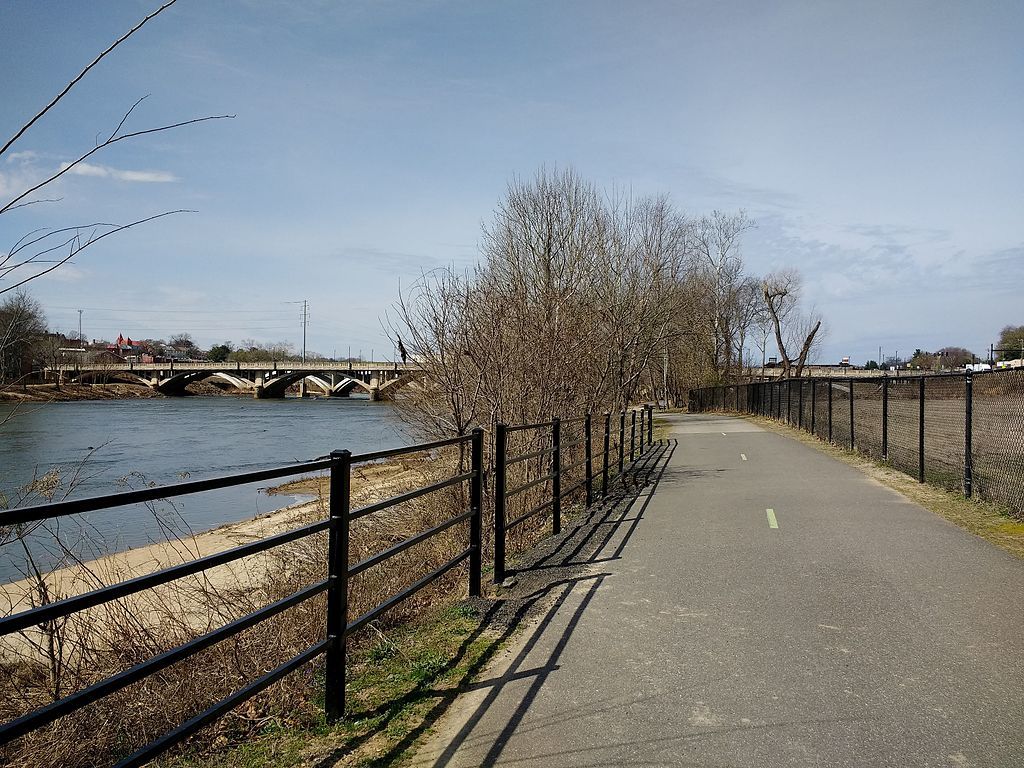 Daytime view of Riverwalk Trail