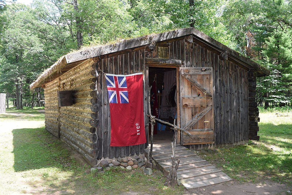 Trading post at Forts Folle Avoine Historical Park