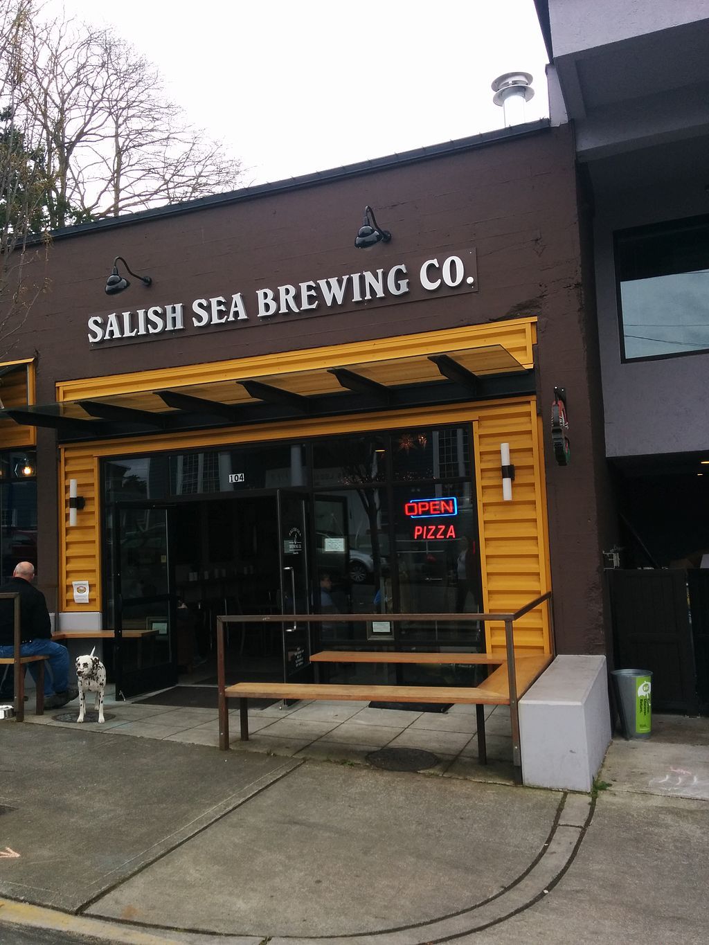 Exterior of Salish Sea Brewing Company
