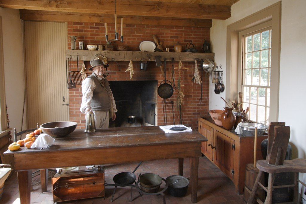 Kitchen inside the Benjamin Stephenson House