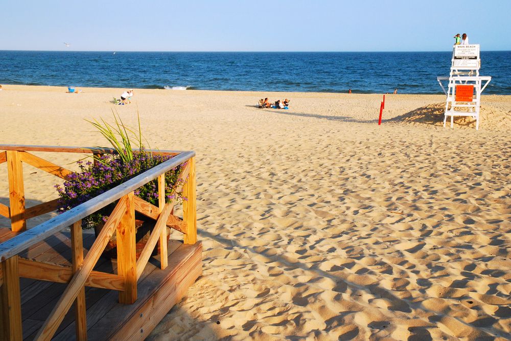 Daytime view of East Hampton Main Beach