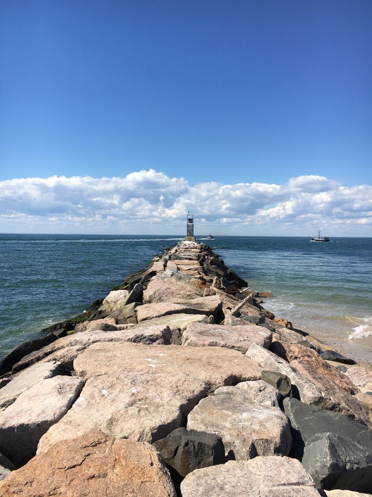 Rocky pier at Montauk County Park
