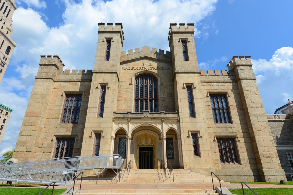 Exterior of Wadsworth Atheneum Museum of Art
