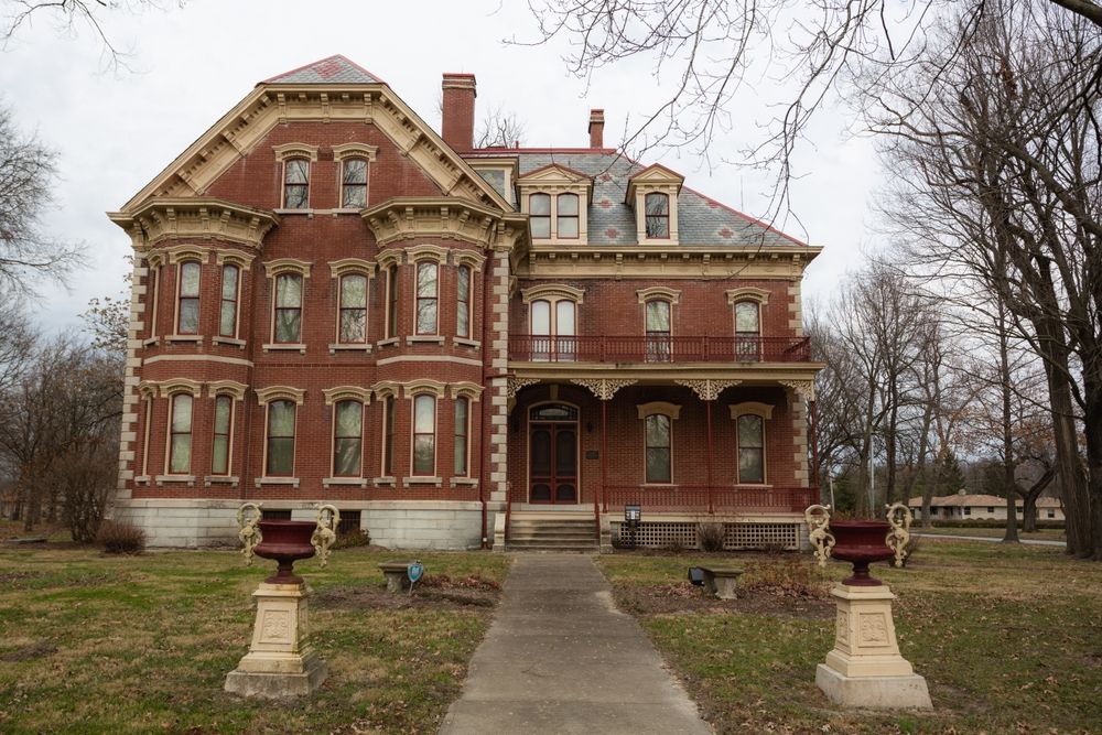 Exterior of the Dr. Charles M. Wright House