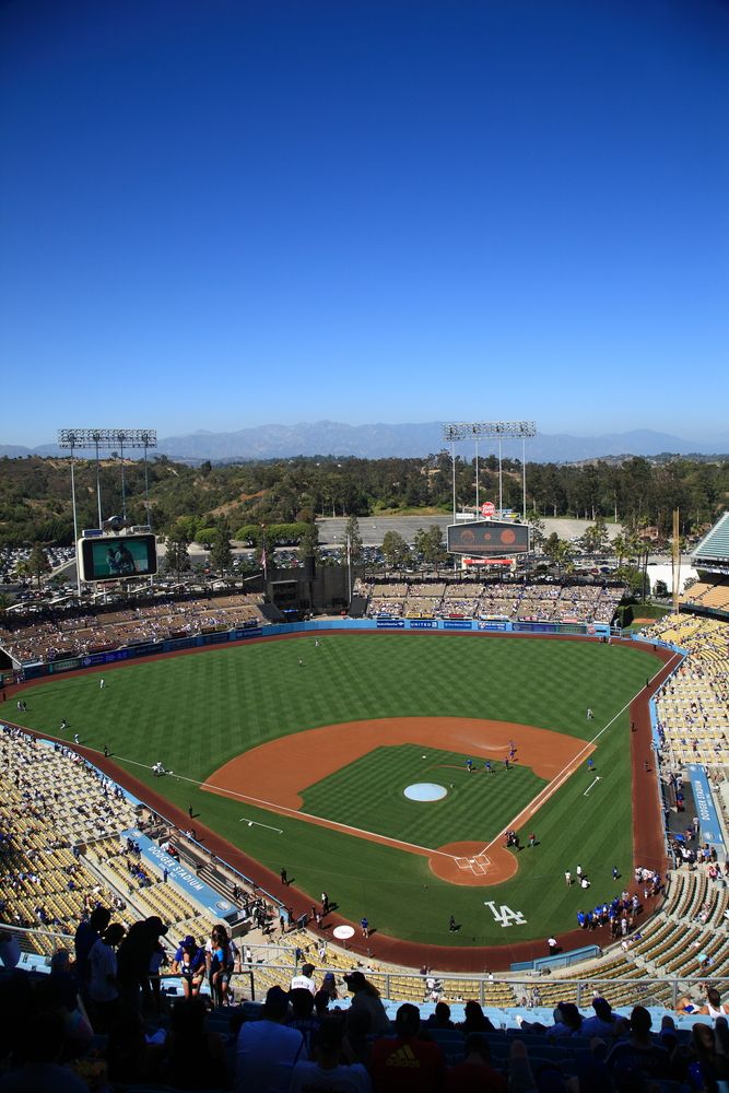 Field of the Dodger Stadium