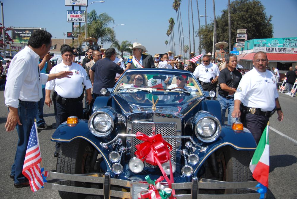 Parade at East Los Angeles Mexican Independence Day Festival