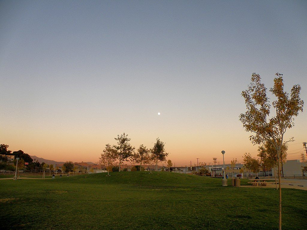 The grounds of Los Angeles State Historic Park