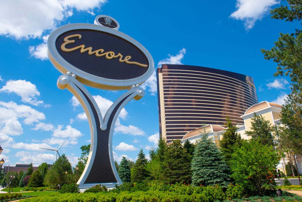 Signage of Encore Boston Harbor