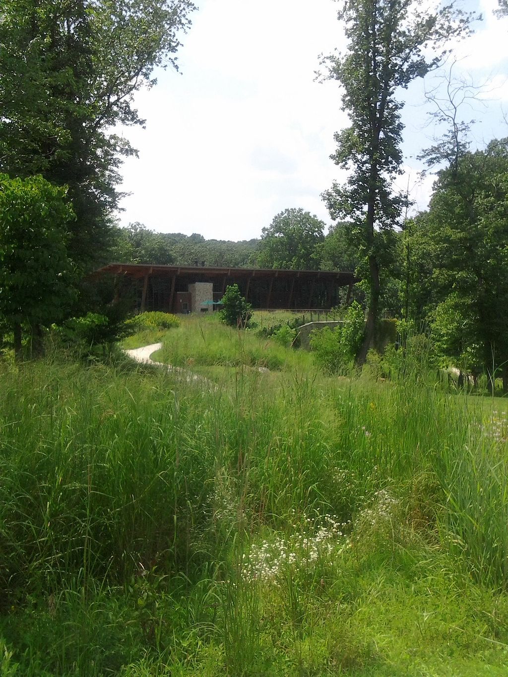 Far view of the Robinson Nature Center