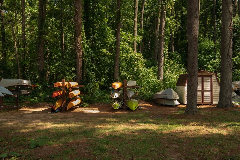 The grounds of Loch Raven Reservoir