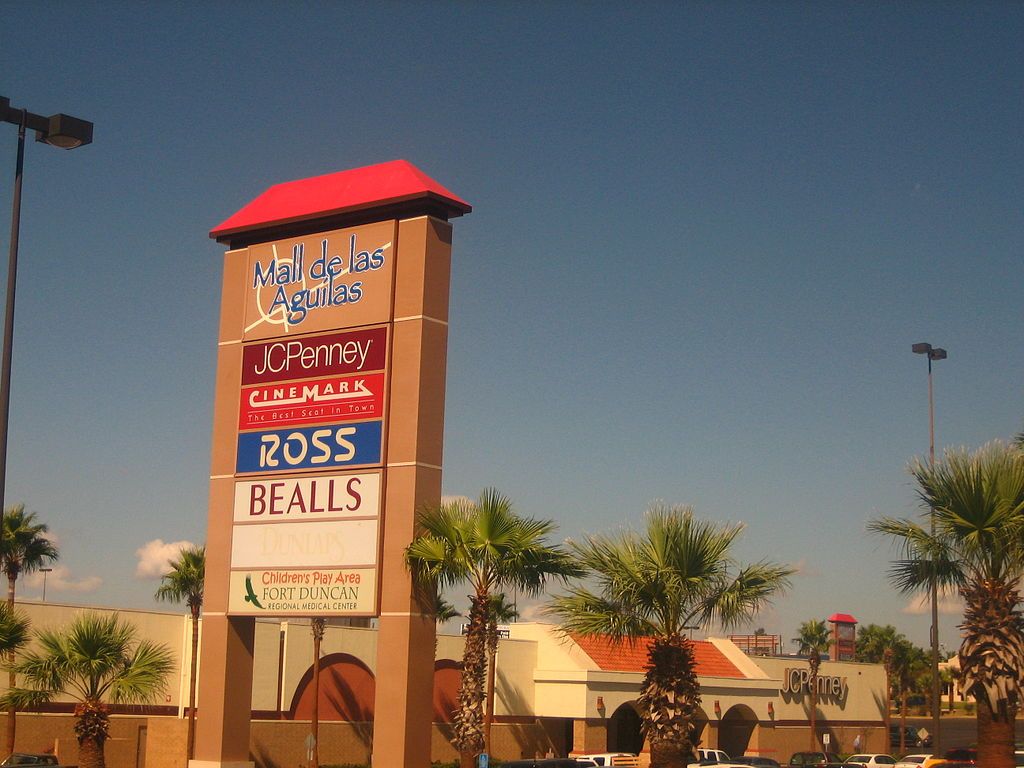 Signage of Mall de las Aguilas