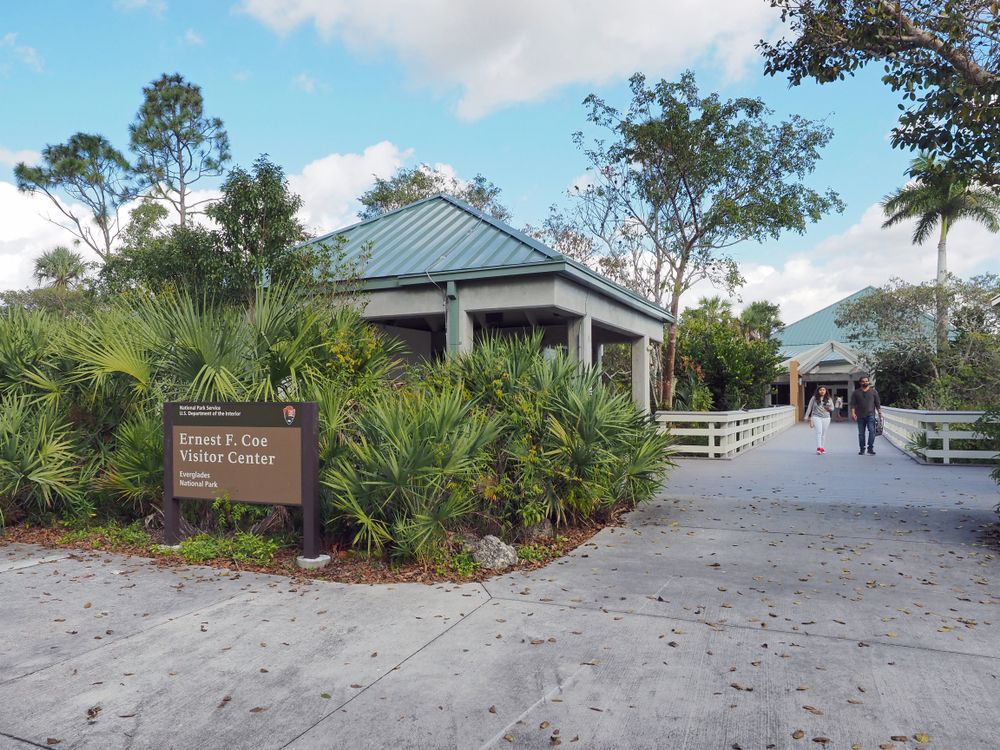 Exterior of Ernest F. Coe Visitor Center