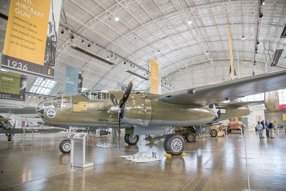 Interior of Flying Heritage & Combat Armor Museum
