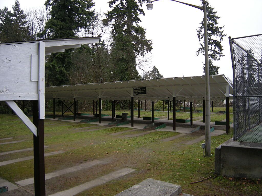 Horseshoe pits at Forest Park