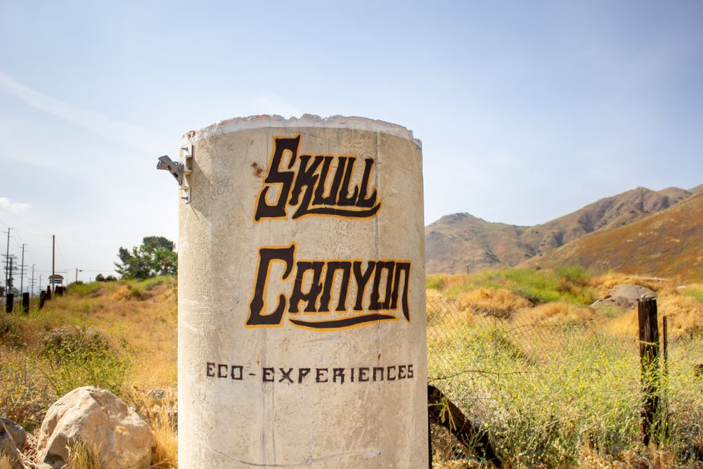 View of Skull Canyon Ziplines