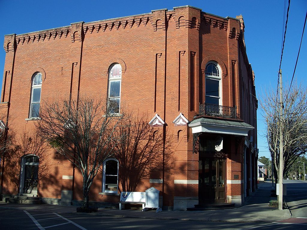 Facade of Monticello Opera House