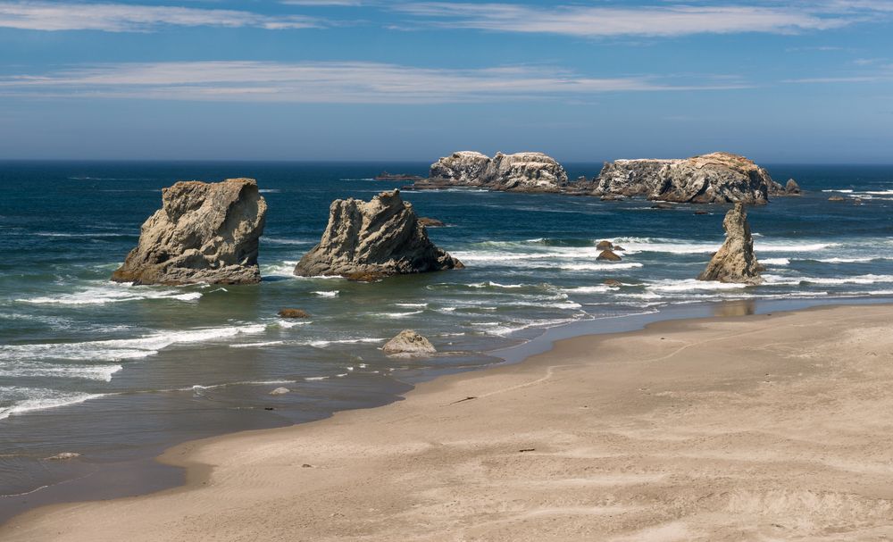 Beach of Face Rock State Scenic Viewpoint