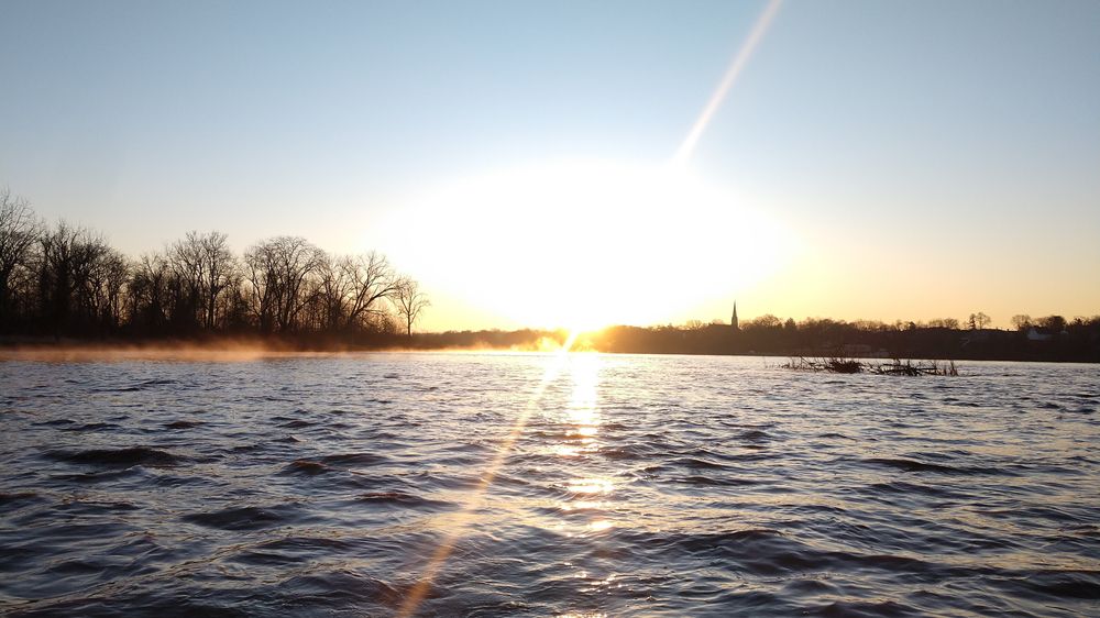 The waters of Maumee River