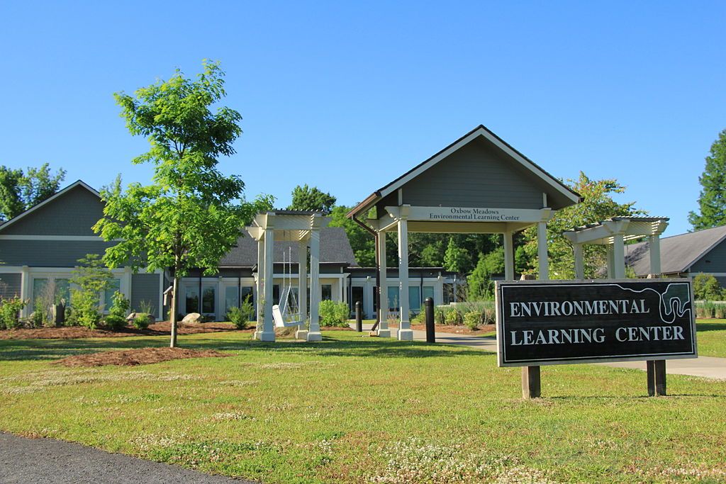 Exterior of Oxbow Meadows Environmental Learning Center