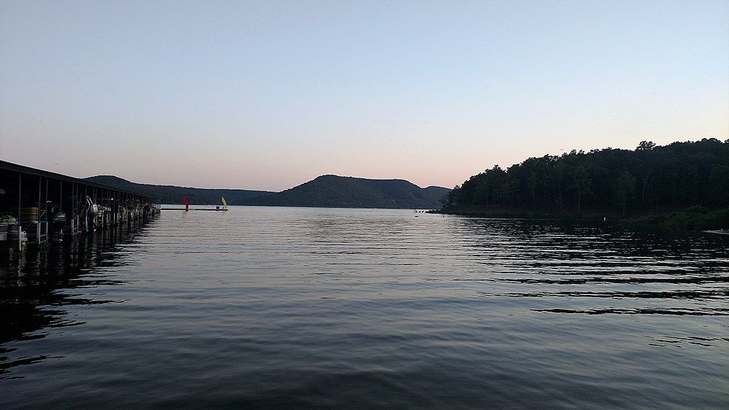 The waters of Fairfield Bay Marina