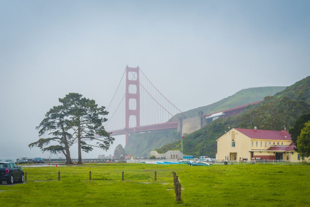 The grounds of Bay Area Discovery Museum