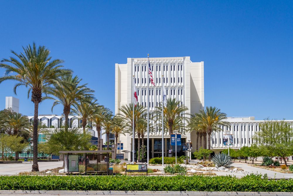 A building at California State University, Fullerton Campus