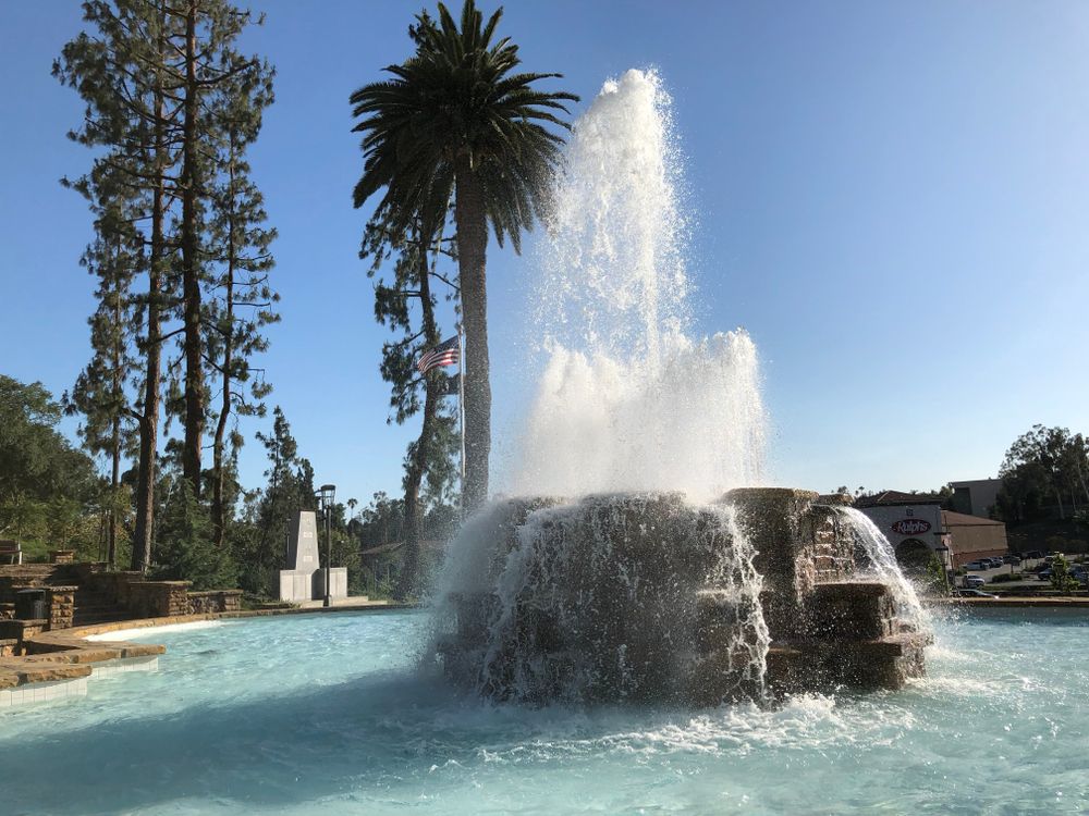 Water fountain at Hillcrest Park