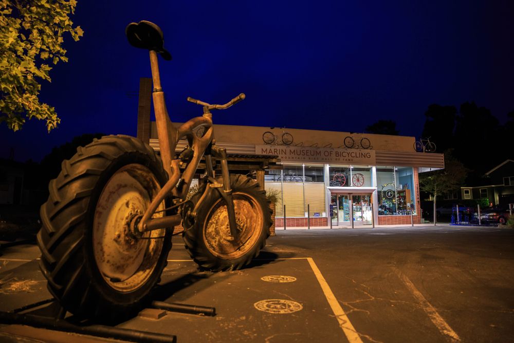 Exterior of Marin Museum of Bicycling