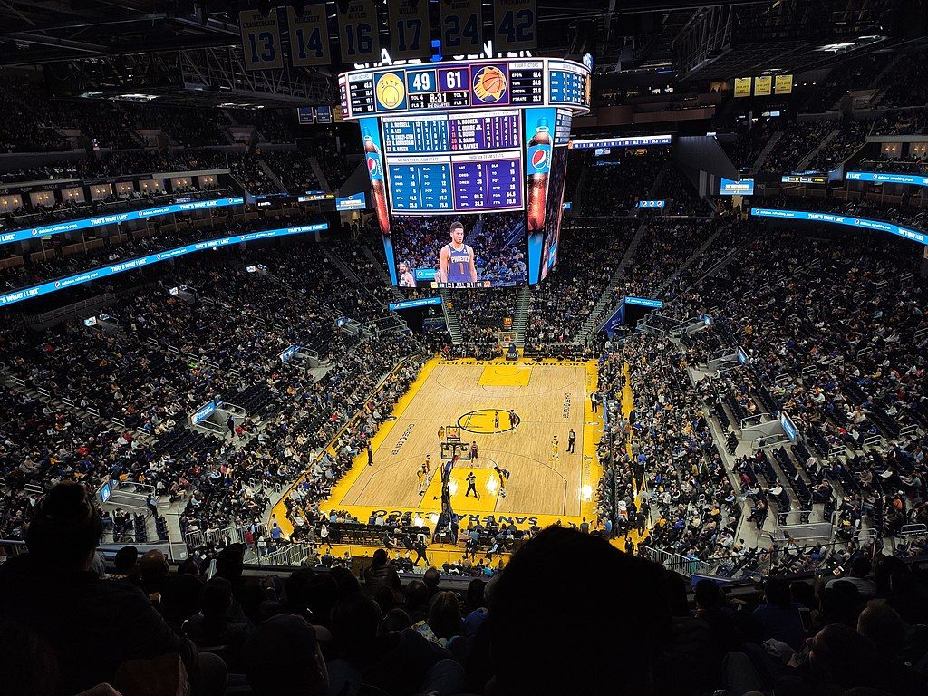Interior of Chase Center