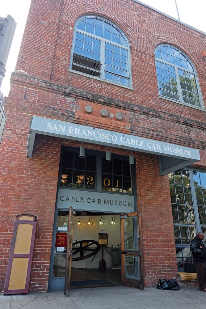 Exterior of the San Francisco Cable Car Museum