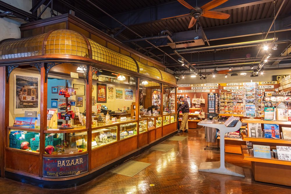 Interior of the San Francisco Cable Car Museum