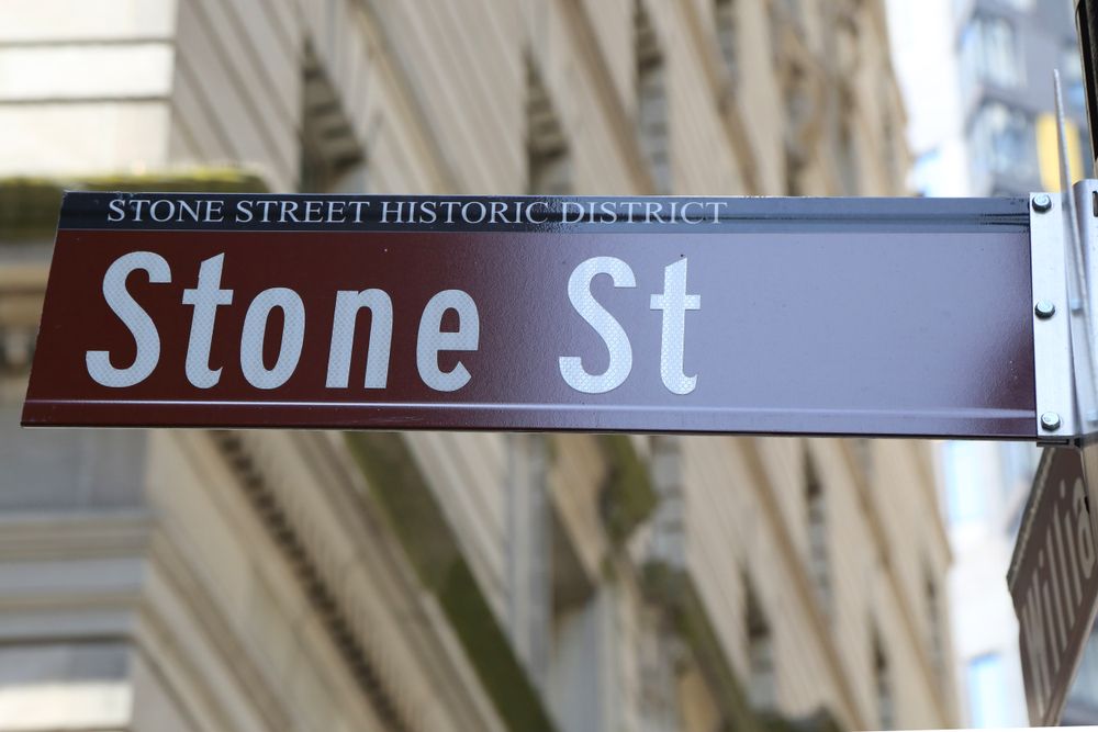Street sign of Stone Street